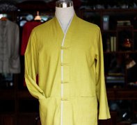 棉麻料中式服装男士唐装/中山装/新中式手工定制