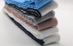 双面罗纹波浪花边袖口衣领下摆等服装等拉架弹力面料